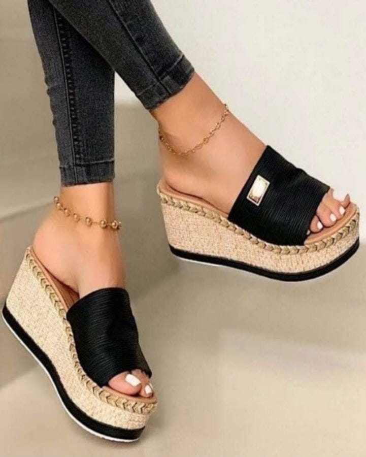 sandales d'été à talons hauts