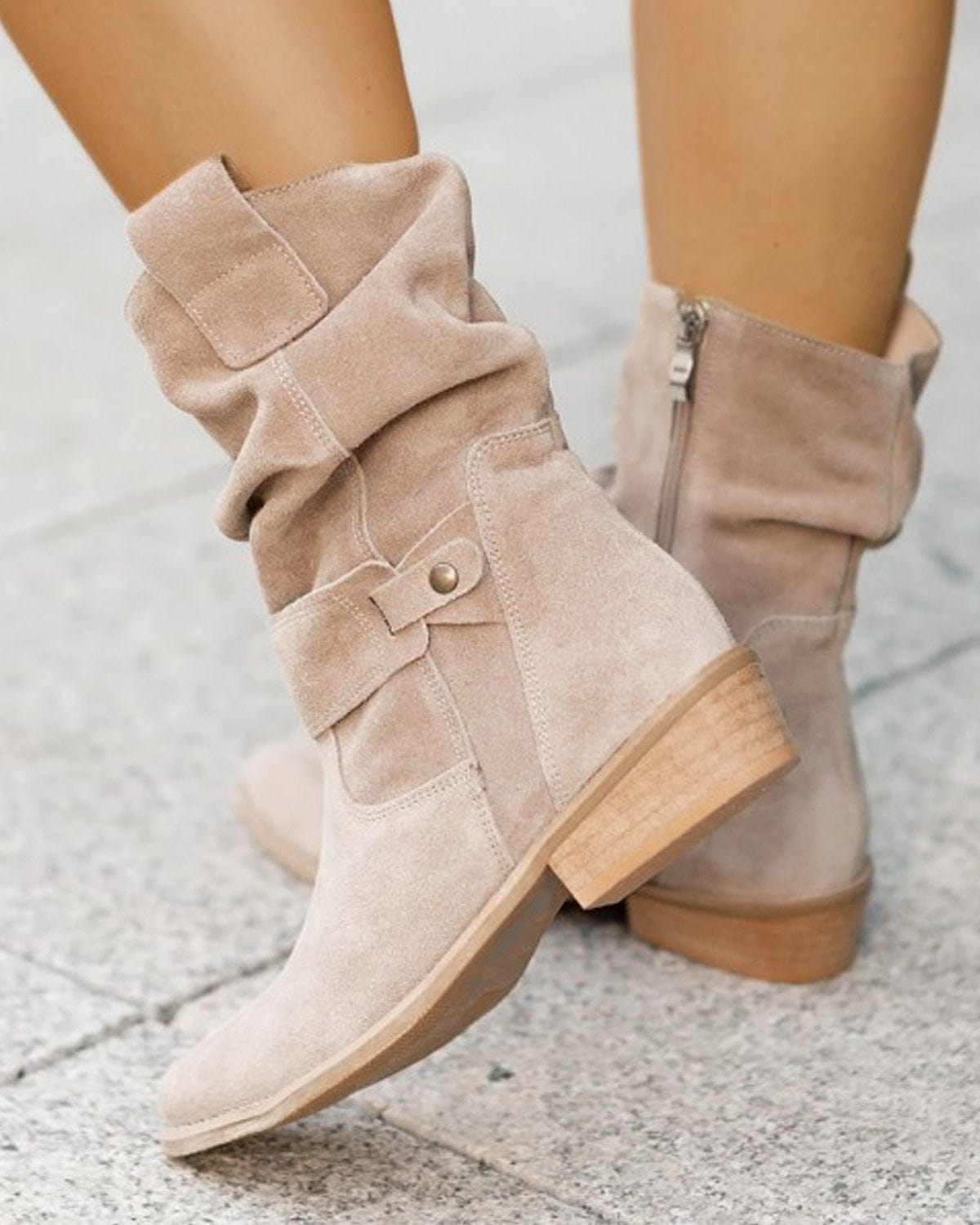 Bottes d'hiver élégantes à talon haut pointu