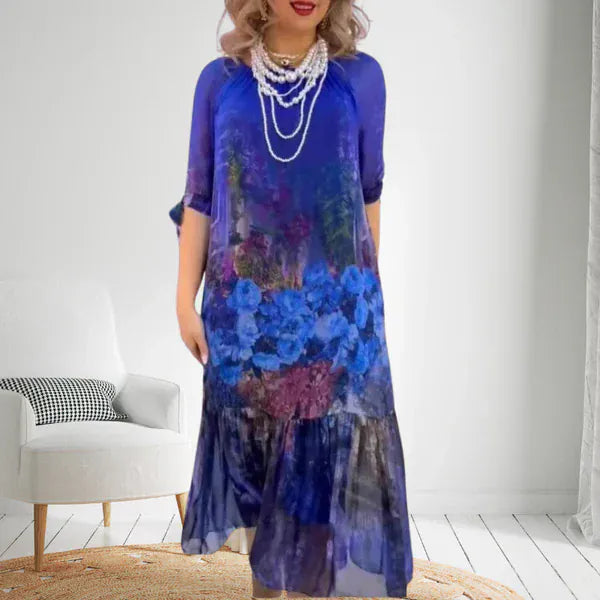 Nouvelle robe ample style chauve-souris