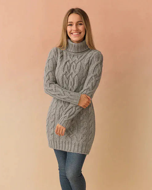 Veste chaude pour femme en laine de haute qualité.