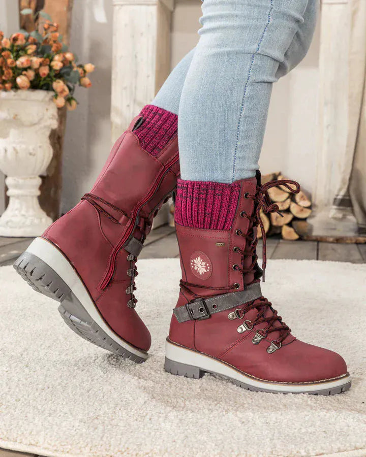 Bottes de neige chaudes et imperméables pour femmes