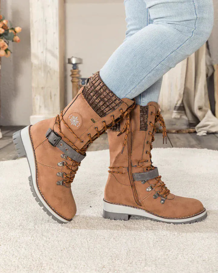 Bottes de neige chaudes et imperméables pour femmes