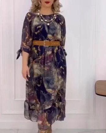 Nouvelle robe ample style chauve-souris