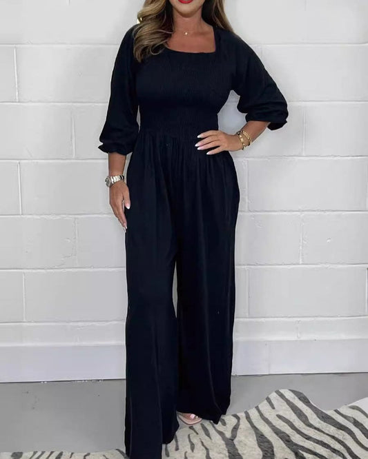 Combinaison confortable avec taille élastique